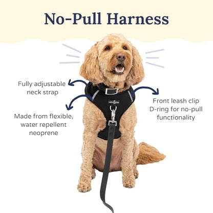 Lucy & Co. The Midnight No-Pull Dog Harness - Size X-Large - Vest to Stop Pulling & Walk Easy - Comfortable Leash Training Product w/Adjustable Chest & Neck Straps - color: The Midnight No-Pull Harness, size: X-Large