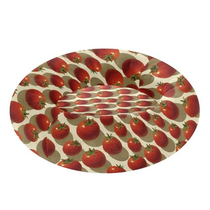 Pet Bed Tomatos Beige Cat Snuggler Soft Winter Cushion, Cozy Round Bolster Nest for Indoor Kittens & Small Pets 15" - size: X-Small