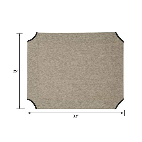 Veehoo Dog Bed Cover for CWC1803-M - color: Beige Coffee, size: 32.0"L x 25.0"W x 0.2"Th