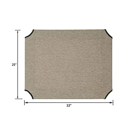 Veehoo Dog Bed Cover for CWC1803-M - color: Beige Coffee, size: 32.0"L x 25.0"W x 0.2"Th