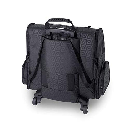 Gen7Pets Dog Carrier - Medium Black Roller Bag Pet Carrier - color: Black, size: 16.5"L x 10.5"W x 19.0"H