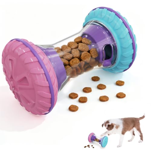 BoYoYo Interactive Dog Toys, Dog Puzzle Toys for Smart, Dog Enrichment Toy to Keep Them Busy, Rose - color: Rose
