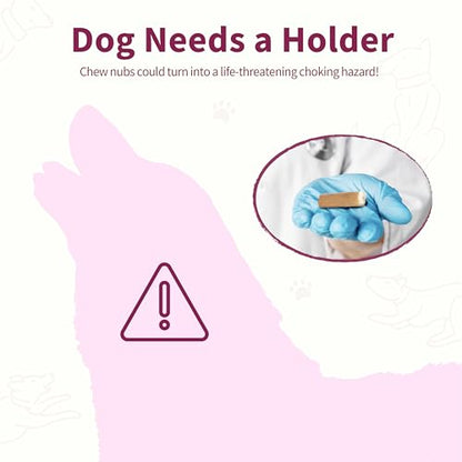PetClan Chewise Bully Stick Holder, Improved Bully Sticks Holder, Ultimate Secure Heavy Duty, BPA-Free Safety Device to Prevent Choking, Fits Various Bully Sticks and Dog Sizes - color: Pink, size: Standard