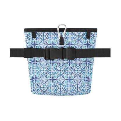 Mandala Water-Resistant Dog Treat Pouch, 3 Ways to Wear Treat Bag with Magnetic Closure & Reflective Strip, Hands-Free for Pet Training, Walking