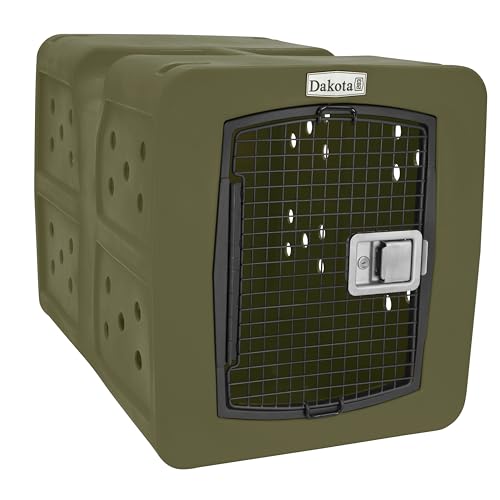 dakota283 Dakota 283 Large Kennel -Frame Door- Olive - color: Olive, size: Large