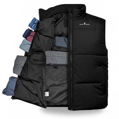 Smart Travel Vest for Men & Women with 12 Hidden Pockets | Avoid Carry-on Fees | Holds 4 Days of Clothes - size: X-Large