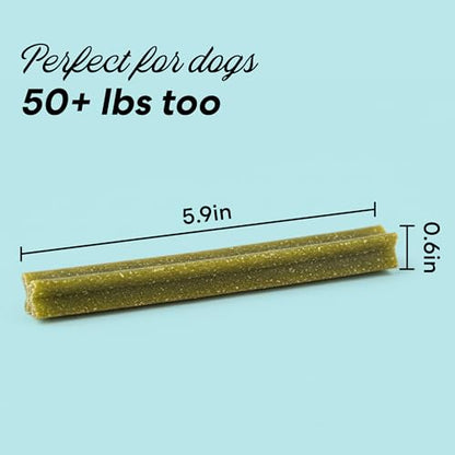 The Pets Table Dental Chews for Dogs 28 Sticks (20 oz), Chicken, Mint & Parsley | Dental Treats/Teeth Cleaning Chews | Removes Plaque and Tarter | Dental Sticks for Bad Breath Treatment | Dental Bones - size: 1.25 Pound (Pack of 2)