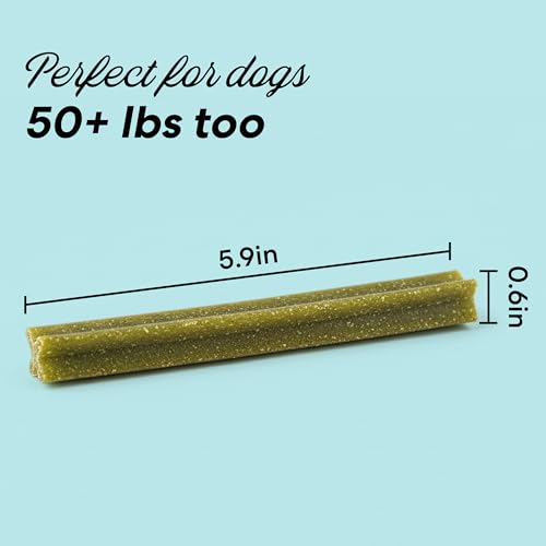 The Pets Table Dental Chews for Dogs 28 Sticks (20 oz), Chicken, Mint & Parsley | Dental Treats/Teeth Cleaning Chews | Removes Plaque and Tarter | Dental Sticks for Bad Breath Treatment | Dental Bones - size: 1.25 Pound (Pack of 2)