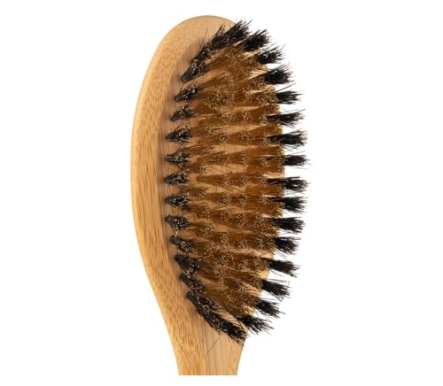 Dog and Cat Professional Oval Grooming Pin Brushes Choose Size Style and Type All Have Ergonomic Handles (8.6" Deluxe Copper Bristle) - size: 8.6" Deluxe Copper Bristle