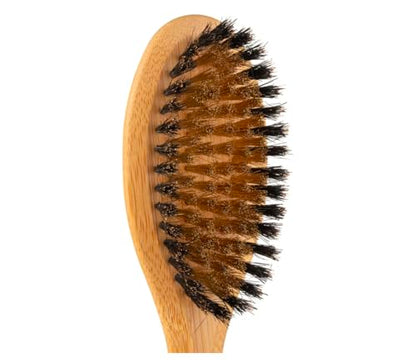 Dog and Cat Professional Oval Grooming Pin Brushes Choose Size Style and Type All Have Ergonomic Handles (8.6" Deluxe Copper Bristle) - size: 8.6" Deluxe Copper Bristle