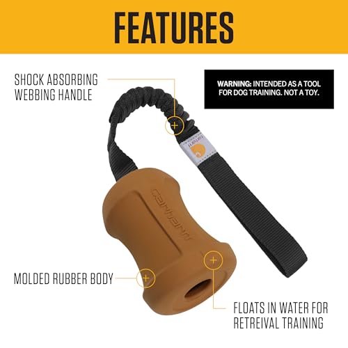Carhartt Pet Training Tools, Rugged Dog Tool for Tug, Fetch and Play, Field Dog Training Pull (Blaze) - color: Field Dog Training Pull (Blaze)