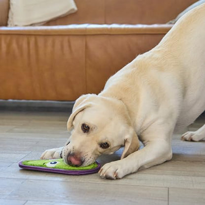 Outward Hound Tough Skinz Durable Squeaky Dog Toy with Two Tough Layers, Avocado, Green, Medium - color: Avocado, size: Medium
