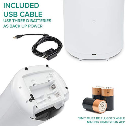 Arf Pets Smart Automatic Pet Feeder with Wi-Fi, HD Camera with Voice and Video Recording, Programmable Food Dispenser for Dogs & Cats with Easy App-Controlled, 29-Cup Capacity, for iPhone & Android