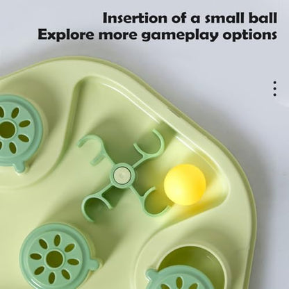 Dog Treat Puzzle - Slow Feeding Game, Pet Treat Strategy Toy, Reward Based Feeder | Stimulating Home Play Boredom Relief Puppy Kitten Medium Large Breed Skill Building Food Activity Puzzle - color: Green