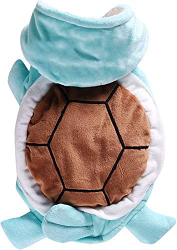 Dog Cat Halloween Costumes - Pet Turtle Cosplay Clothes, Adorable Flannel Tortoise Puppy Pajama Outfit, Soft Velvet Christmas Doggie Hoodies, Funny Fleece Sweater for Small Medium Large Dogs, XLarge - size: XL
