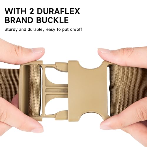 EXCELLENT ELITE SPANKER Tactical Dog Harness Patrol Harness Service Dog Vest Military Dog Vest Working Dog Vest with Handle(Coyote Brown-S) - color: Coyote Brown, size: S-(23.5 - 29.5")