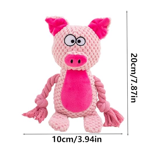 Dog Toys, Aggressive Chew Set, 7.87x3.94x2.36 Inches Squeaky Ball with Fun Playtime, Interactive Chewer with Easy Grip, Gear Accessories for Puppy Cat Small Animals Indoor Outdoor Training Play Care