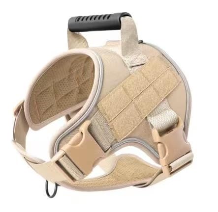 Tactical Dog Harness for Medium Large Dogs,No-Pull Dog Harness, Smart Fit Reflective Pet Walking Harness for Training,Dog Vest Harness with Handle (L (Neck:20"-26" ; Chest:24"-32") 50-66lb) - size: L (Neck:20"-26" ; Chest:24"-32") 50-66lb