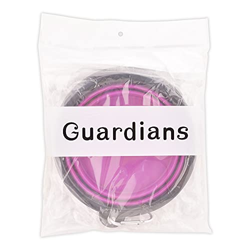 Large Collapsible Dog Bowls, 34oz Travel Water Food Bowls Portable Foldable Collapse Dishes with Carabiner Clip, 2 Pack (Purple+Red) - color: 34oz-Purple&Red