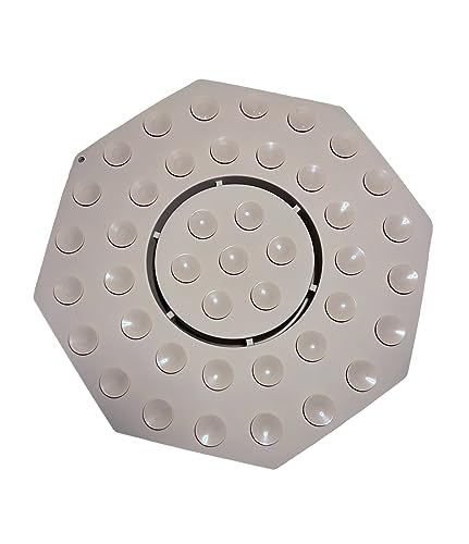 Mandala Slow Feeder Bowl Grub Lick Mat for Dogs & Cats with Suction Cups- Silicone Mandala Slow Feeder Lick Mat Dog Bowl - Non Slip Dog Bowl for Small Medium Large Breed (Dusty Rose) - color: Dusty Rose