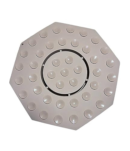 Mandala Slow Feeder Bowl Grub Lick Mat for Dogs & Cats with Suction Cups- Silicone Mandala Slow Feeder Lick Mat Dog Bowl - Non Slip Dog Bowl for Small Medium Large Breed (Dusty Rose) - color: Dusty Rose