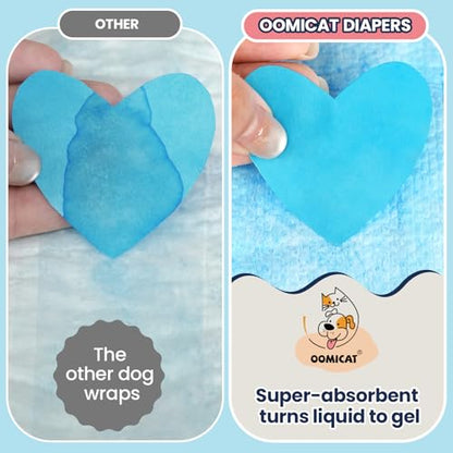 Male Dog Diapers Disposable, Small 50 Ct, Quick Dry Puppy Diapers Male with Leak-Proof Design, Comfortable Belly Bands for Male Dogs, Fit for Teddy, Beagle, Dachshund - size: Small: 50 Ct