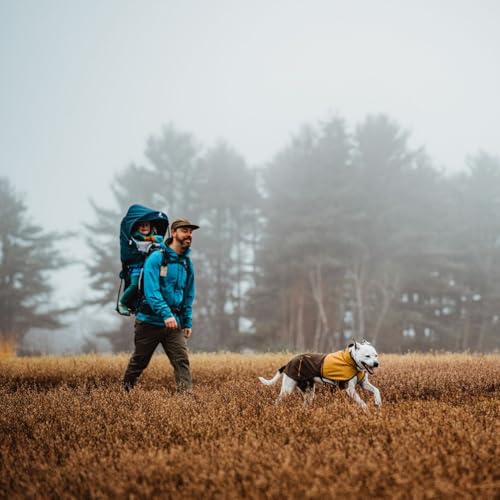 Ruffwear, Sun Shower Dog Raincoat, All-Weather Jacket, Waterproof, Windproof & Lightweight, Earth Brown, Medium - color: Earth Brown, size: Medium