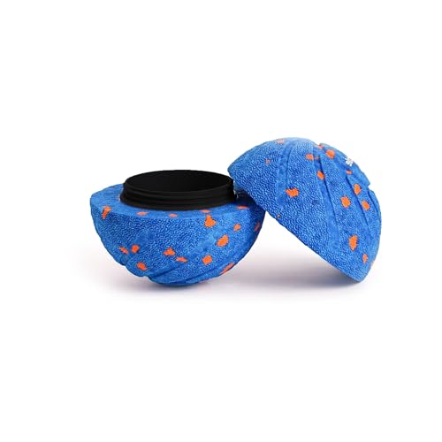 T02 Interactive Dog Ball Shell for 82mm Smart Dog Toy – Lightweight 90g Replacement Outer Shell, 2-in-1 Fetch & Throw Dog Ball for Independent Play, Compatible with T02 Removable Motor - color: Blue, size: T02 Shell (3.2" / 82mm)