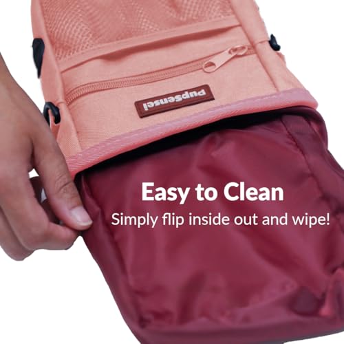 Dog Treat Pouch for Training – Magnetic Dog Treat Bag with Belt Clip & Poop Bag Dispenser – Hands Free Carry Pouch with Auto-Close Access & Shoulder Strap – Durable Pet Gear –Light Pink - color: Light Pink