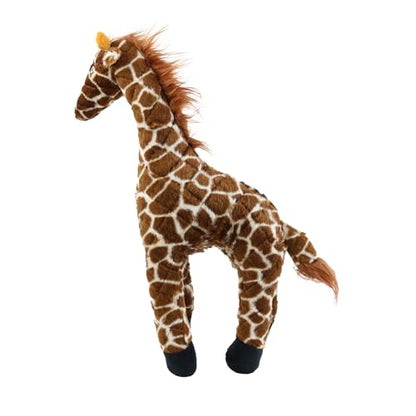 MIGHTY- Safari Giraffe - Squeaker-Multiple Layers. Made Durable, Strong & Tough. Interactive Play Dog Toy (Tug, Toss & Fetch). Machine Washable & Floats | Ultra Durable Plush Toy with Multiple Layers & Reinforced Seams , Washable and Floats , Mighty® Cons