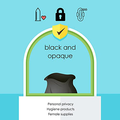 8 Gallon 40 Counts Strong Medium Trash Bags Garbage Bags by Teivio, Bathroom Trash Can Bin Liners, Plastic Bags for home office kitchen, Black - size: 40 Count (Pack of 1)