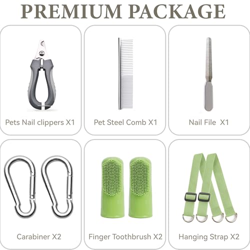 Dog Grooming Hammock – for Dogs Cat Grooming Hammock,Dog Sling for Nail Trimming with Dog Nail Clippers for Small Dogs,Dog Hammock for Nail Trim,Dog Hanging Harness for Nail Trimming - size: L ( Legs Distance : 8-16" / Max W：60lb )