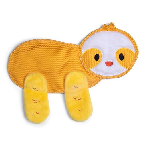 The Dodo Crinkle Flattie Sloth Dog Toy; Crinkle Flattie Durable Dog Toy, Durable Toys for Dogs, Stuffingless Dog Toys, Flat Dog Toys, Crinkle Dog Toys, FF22053 - color: Sloth Flattie, size: 1 Count
