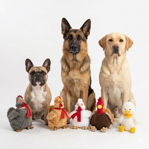 Fuzzl Plush Super Soft Sir Gobbles Turkey Dog Toy & Comforter – Cuddly Plush with Squeaker, Gentle Dog Toy for Puppies & Small, Medium & Large Dogs - style: Sir Gobbles