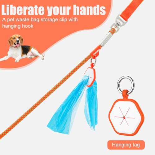 Dog Leash,Heavy Duty Dog Rope Lead with Soft Neoprene Padded Handle & 360° Swivel Clip for Medium Large Dogs (0.8cm*1.3/1.6m) - color: light green, size: 0.8*160cm