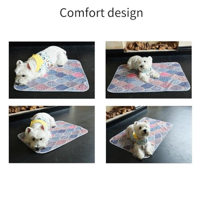 Reusable Puppy Pee Pads, Super Absorbent, Waterproof and Leak Proof, Bottom Anti Slip, Washable, Puppy Toilet Training pad. Suitable for Small to Medium-Sized Dogs (36*72inch(2pieces)) - size: 36*72inch(2pieces)