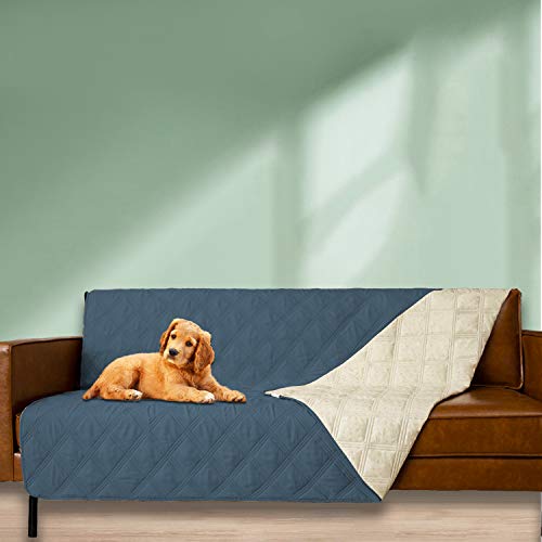 Ameritex Waterproof Dog Bed Cover Pet Blanket with Anti-Slip Back for Furniture Bed Couch Sofa - color: Navyblue, size: 30x60 Inch (Pack of 1)