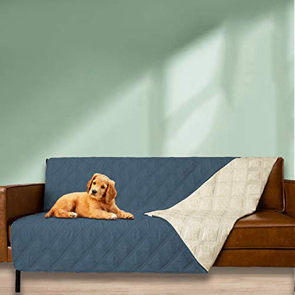 Ameritex Waterproof Dog Bed Cover Pet Blanket with Anti-Slip Back for Furniture Bed Couch Sofa - color: Navyblue, size: 30x60 Inch (Pack of 1)
