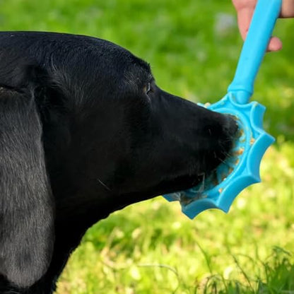 SodaPup Lick Sticks eToy – Durable Interactive Enrichment Toy Made in USA from Non-Toxic, Pet-Safe, Food Safe Material for Bonding, Training, Calming, Mental Stimulation, Oral Health & More - color: Blue Flower Lick Stick