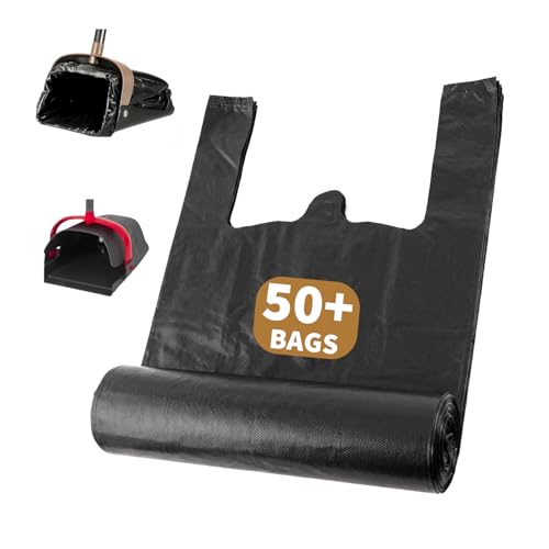 Dog Poop Bags Compatible with Arm and Hammer, 50 Count | Pooper Scooper Bags Fit for Swivel Bin & Rake Dog Pooper Scooper, Thick Pet Waste Bags, With Handles, Disposable