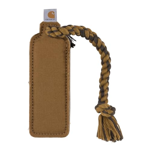 Carhartt Pet Training Tools, Rugged Dog Tool for Tug, Fetch and Play, Bumper Compressed Flet (Carhartt Brown) - color: Bumper Compressed Flet (Carhartt Brown)