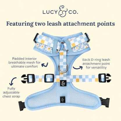 Lucy & Co. The Simply Splendid No-Pull Dog Harness - Size X-Large - Vest to Stop Pulling & Walk Easy - Comfortable Leash Training Product w/Adjustable Chest & Neck Straps - color: The Simply Splendid No-Pull Harness, size: X-Large