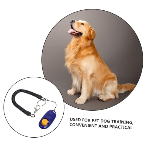 TOYANDONA PET Training Clicker for Dogs and Cats Adjustable Wrist Strap Sound Clicker for Puppy Training PET Behavior Reminder for Dog Obedience