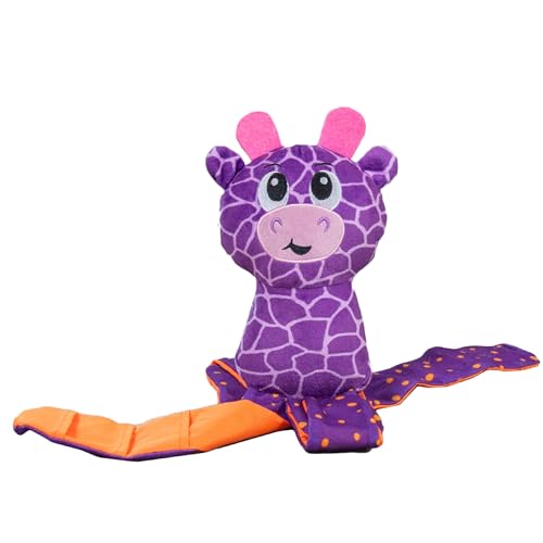 Outward Hound by Nina Ottosson Silly Legz Interactive Plush Dog Puzzle Dog Enrichment Toys, Plush, Floppy, Long, Giraffe, Purple - color: Silly Legz Giraffe