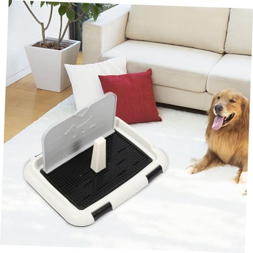 Indoor Dog Potty Tray Capacity Pee Holder for Puppy Training Splashproof Dog Toilet Box Removable Design