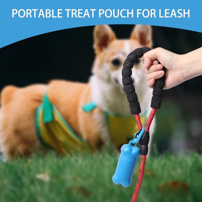 Portable Dog Treat Pouch for Pet Training, Mini Treat Holder Small Dog Treat Bag for Training, Dog Probiotics Container -1 piece(Pink) - color: Pink