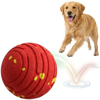 Interactive Dog Toys, Smart Interactive Dog Ball with 3 Modes, Auto-Moving&Bouncing, High-Resilience&Chew Resistant E-TPU Dog Ball, IPX6 Waterproof, Indoor&Outdoor Use, Rolling Ball Dogs - color: Basic