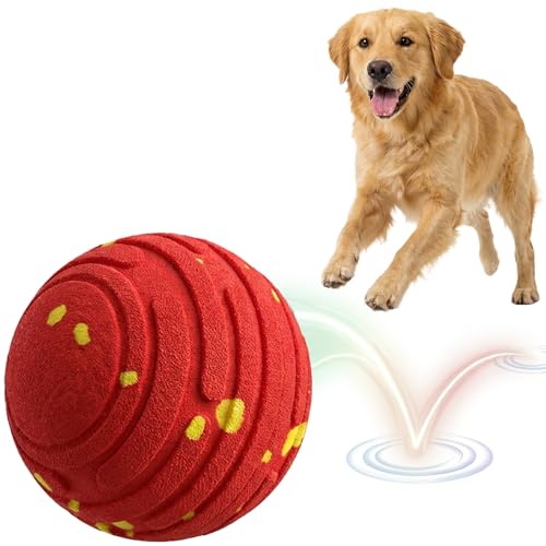 Interactive Dog Toys, Smart Interactive Dog Ball with 3 Modes, Auto-Moving&Bouncing, High-Resilience&Chew Resistant E-TPU Dog Ball, IPX6 Waterproof, Indoor&Outdoor Use, Rolling Ball Dogs - color: Basic