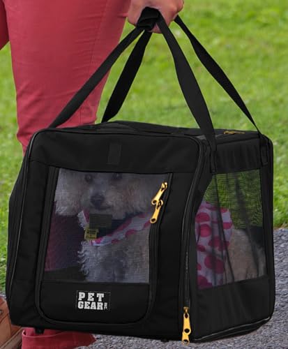 Pet Gear Carrier and Car Seat, Dark Charcoal Carrier | For Small Dogs & Cats - color: Dark Charcoal Carrier