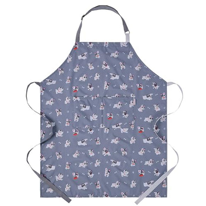 Waterproof Dog Apron for Women, Unisex for Cooking, Dog Grooming, Dishwashing - Lightweight Kitchen & Cleaning Apron